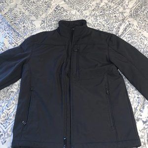 Midweight Soft Shell Jackets for Men - Men’s Water Resistant Windbreaker with S